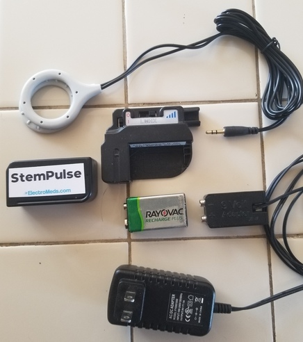 StemPulse, PEMF, Power Options, Battery, ElectroMeds