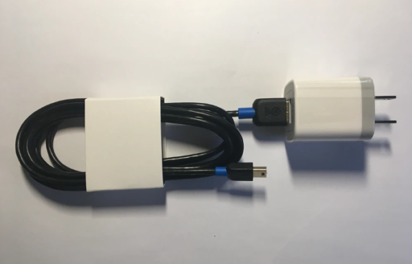 USB Mini-b Cable with USB Wall Adapter for M1 Multipulse model