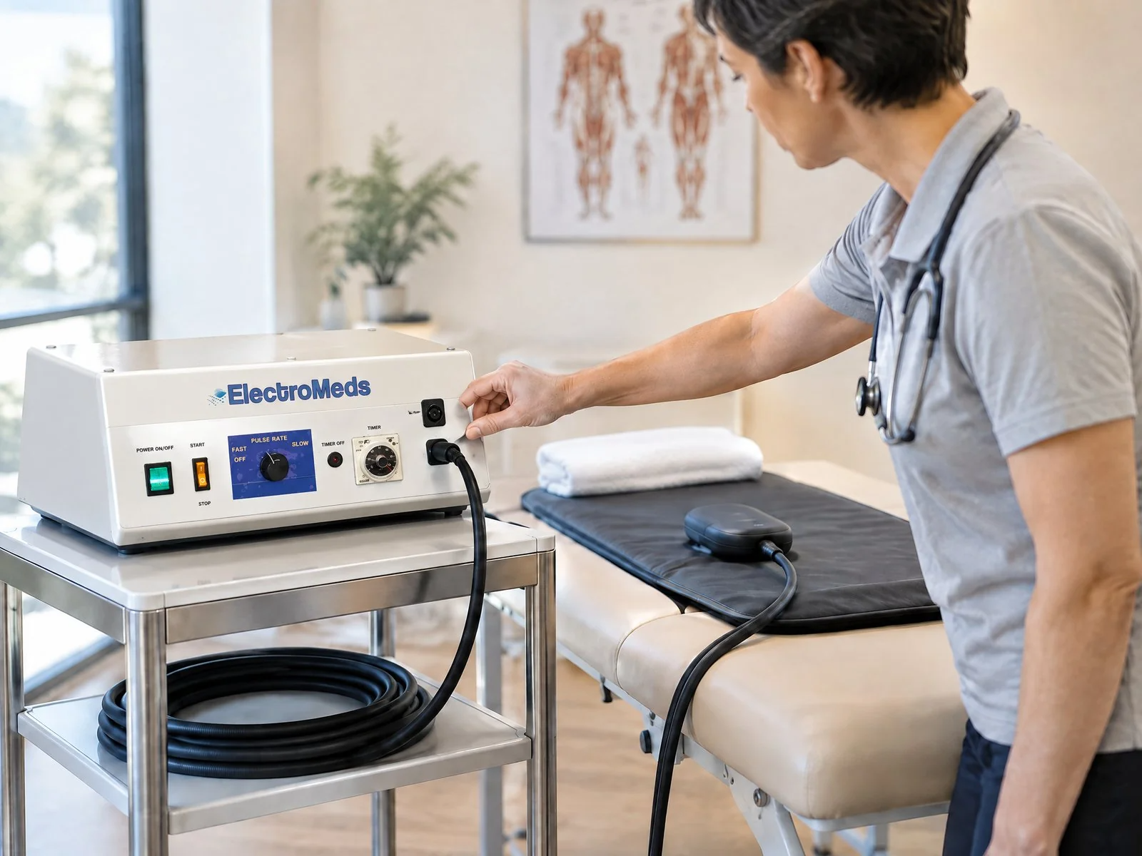 Clinical PEMF machines — high-intensity pulsed electromagnetic field devices by ElectroMeds