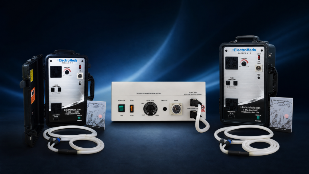 MegaPulse mobile, desktop and equine PEMF systems
