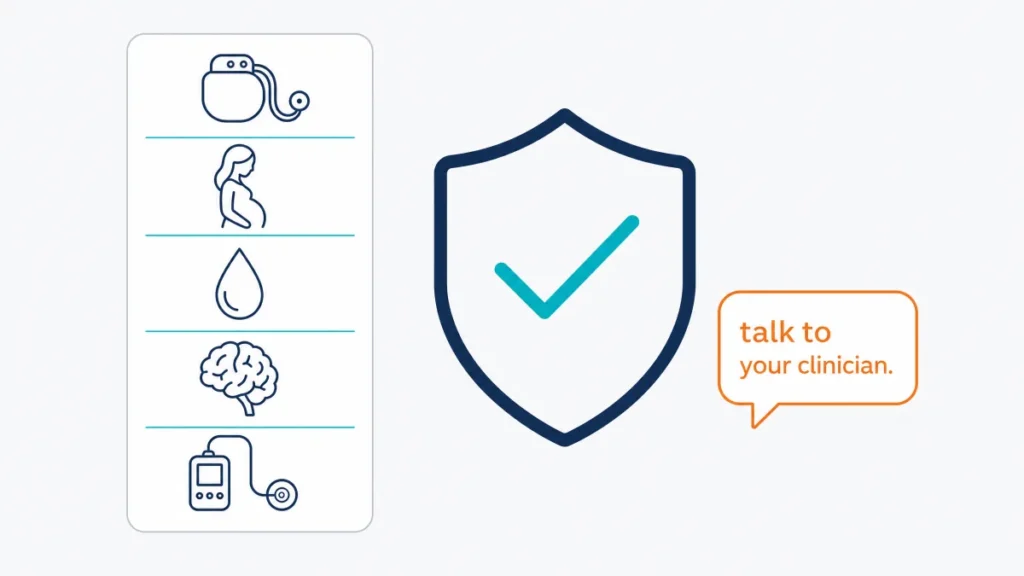 When to talk with your clinician before using a PEMF device